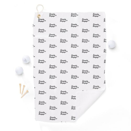 White Golf Towel